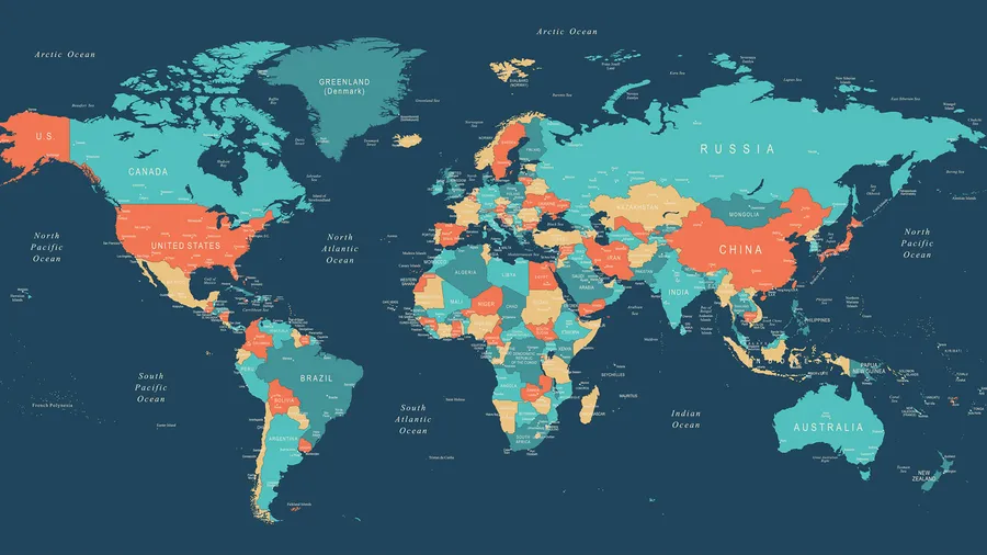Continents of the world and their major geographical features explained