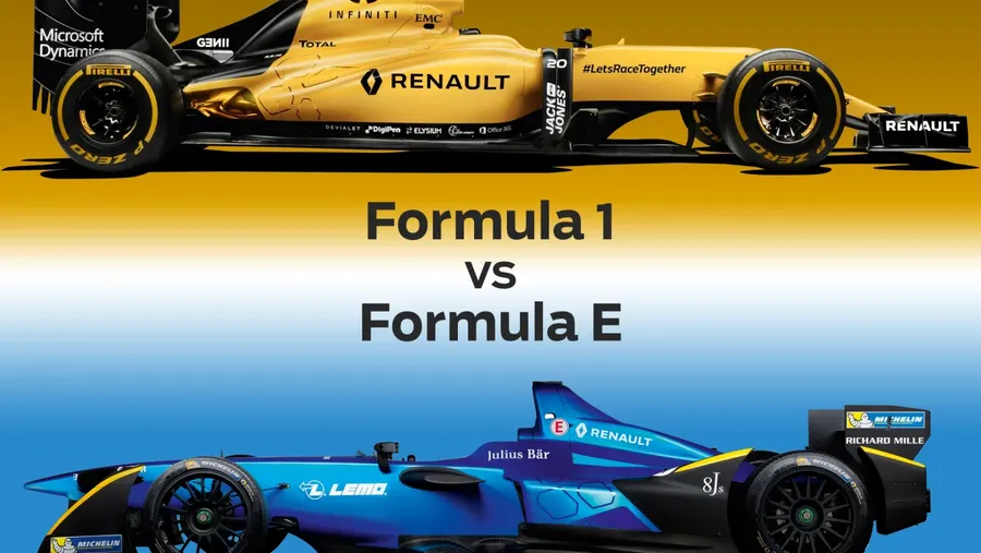 F1 vs Formula E Difference between formula 1 and formula e explained hybrid versus electric drivetrain