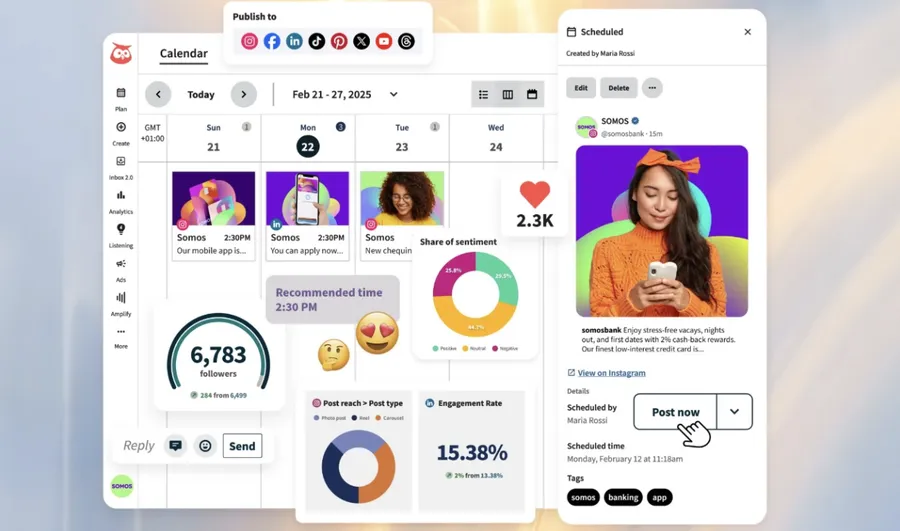 Tools to manage multiple social media accounts scheduling platforms
